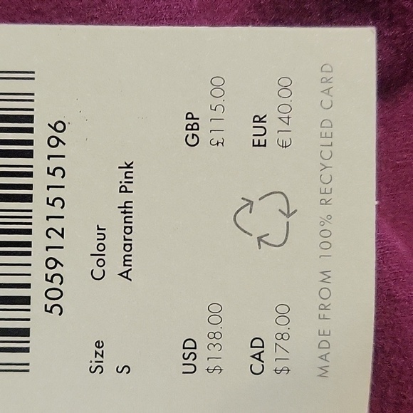 Sweaty Betty Melody Luxe Fleece Amaranth Pink Turtleneck Pullover - Size S - Picture 10 of 11